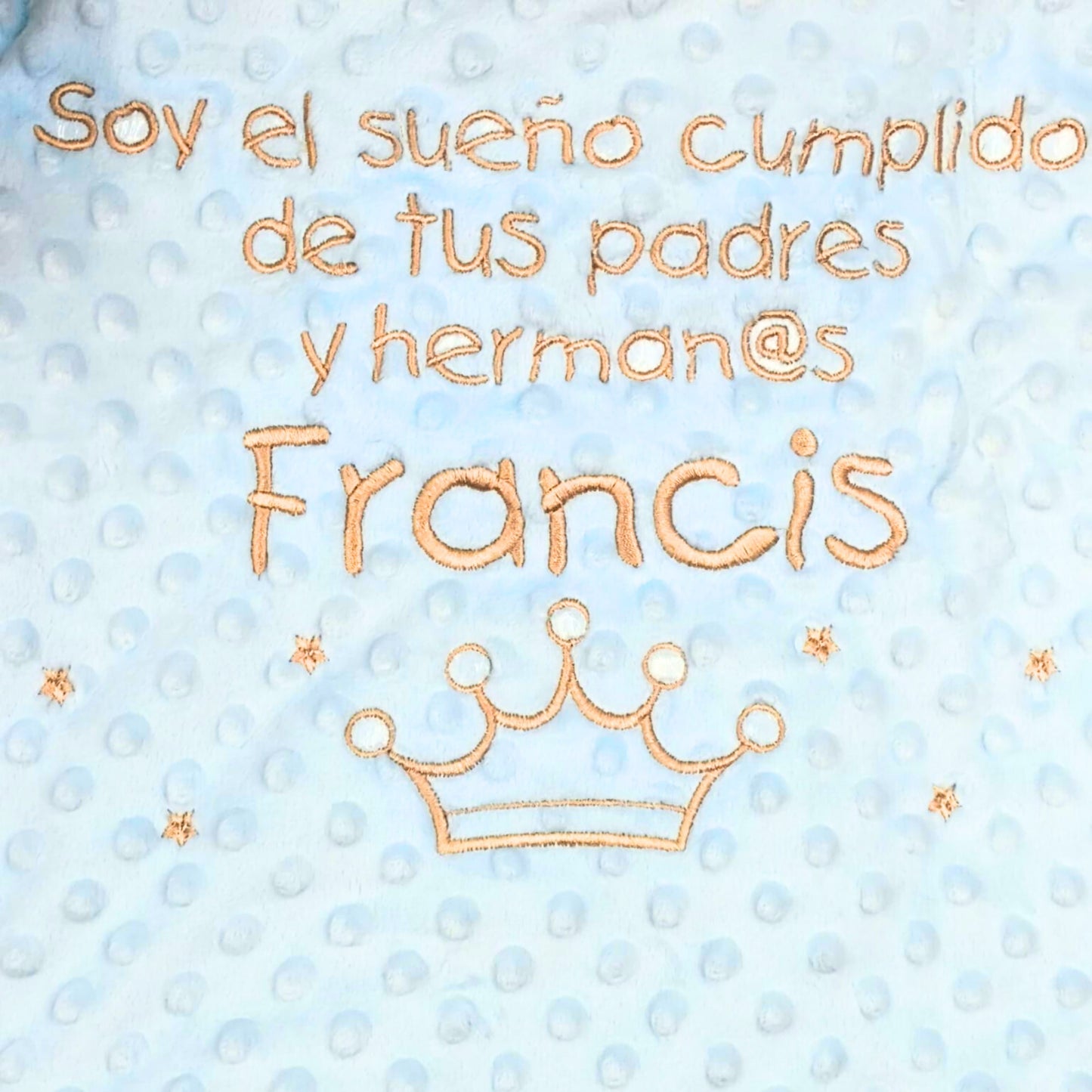 Pita Home®️ Manta Bebé Personalizada con Frase y Nombre - Manta