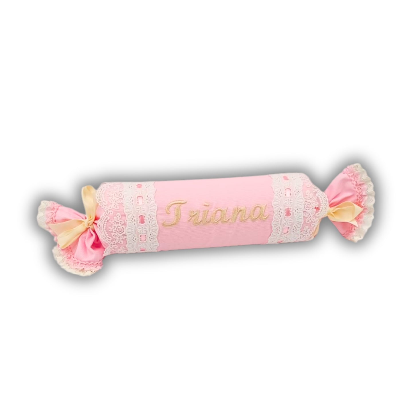 PITA HOME® Caramelo bebé con Nombre personalizado y cosido a mano.