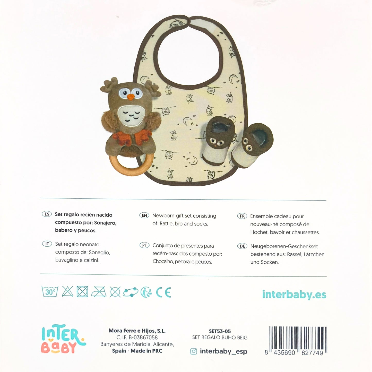 Interbaby Set recién nacido 3 piezas