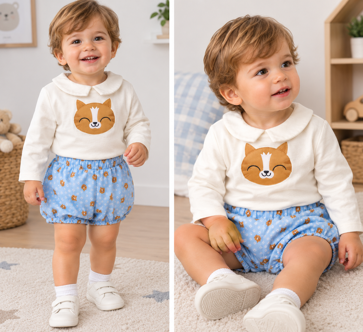 CONJUNTO BEBE NIÑO MARIQUITA 18 meses, Alma Petit