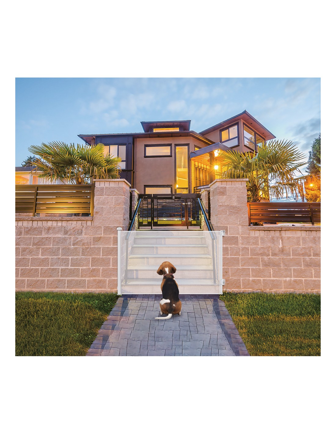 Interbaby Barrera Retráctil Blanco