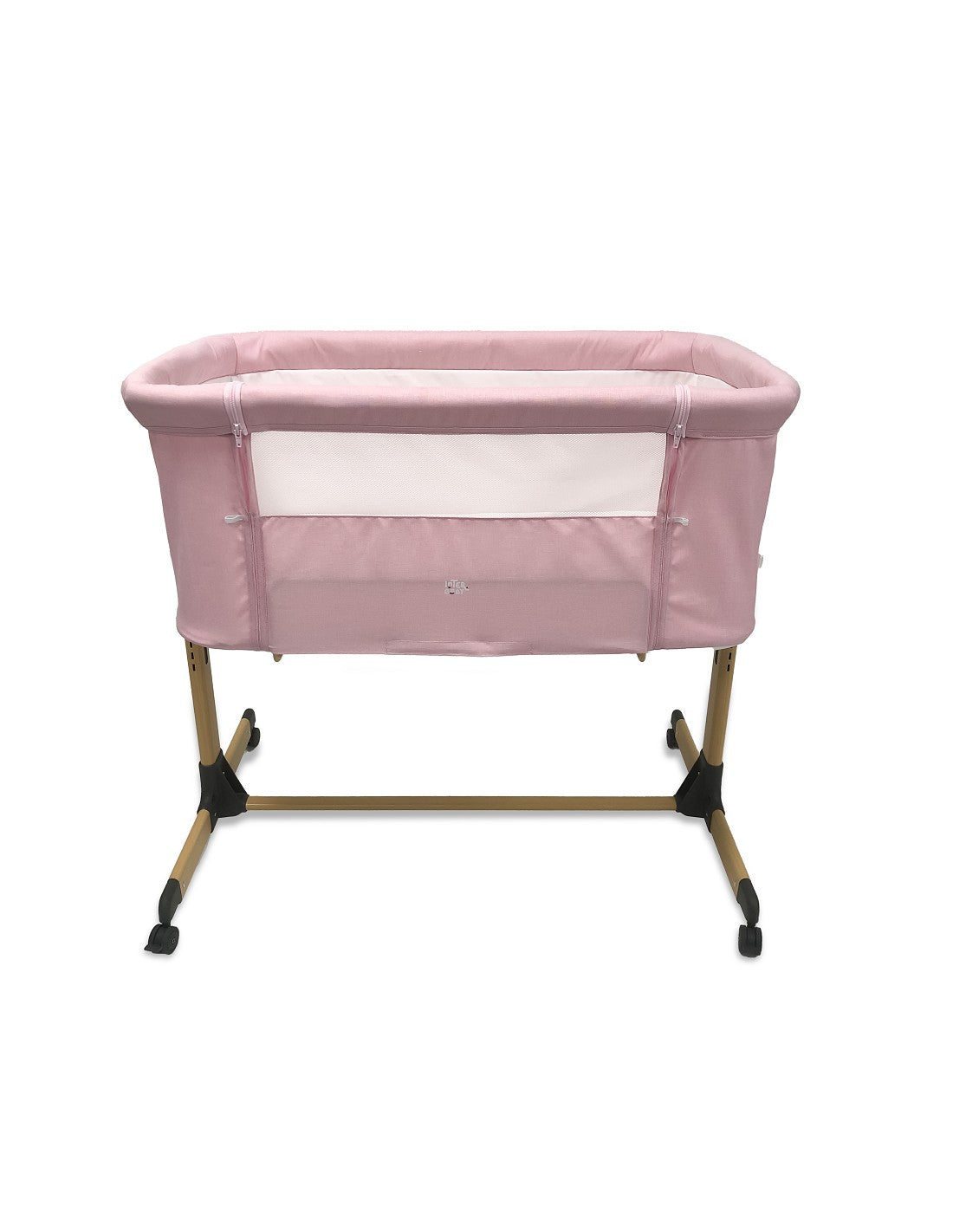 Interbaby Mini cuna Aluminio+Vestidura Stuck To Me Rosa o Gris
