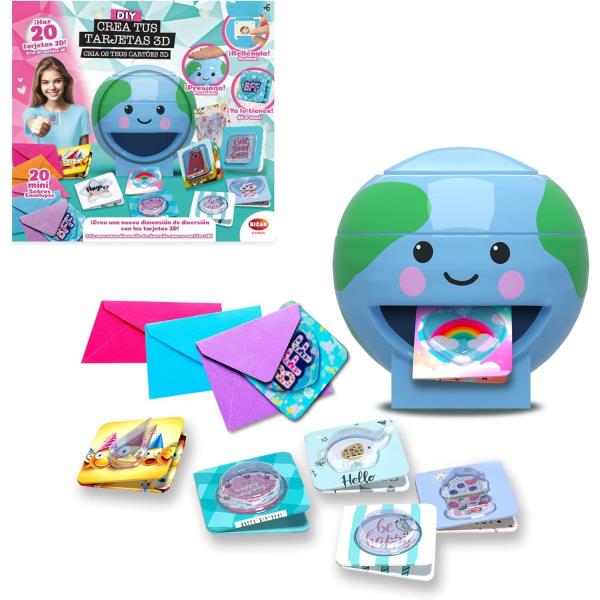 JUEGO CREA TUS TARJETAS 3D