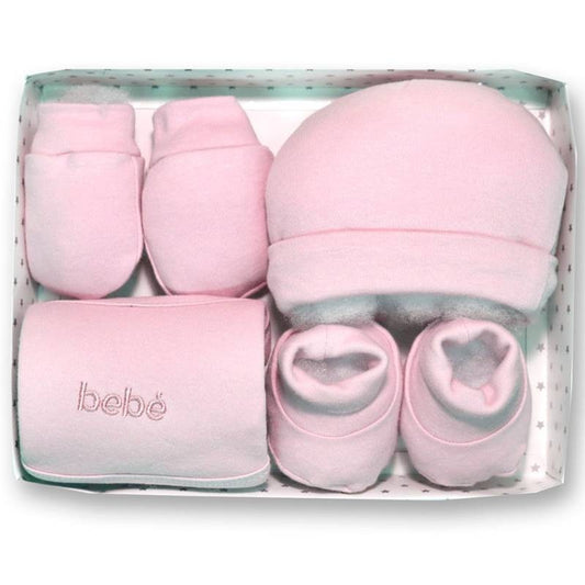 Juego Infantil Bebe 4 Piezas Rosa