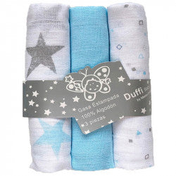 SET 3 GASAS ESTRELLAS 80*80 AZUL