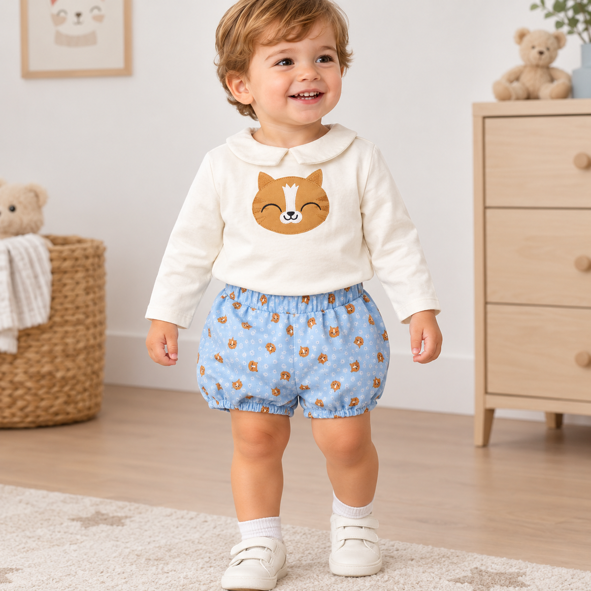 CONJUNTO BEBE NIÑO MARIQUITA 18 meses, Alma Petit