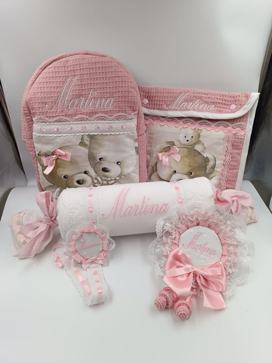 PITA HOME® Cesta con conjunto personalizado para regalo ideal para bebé