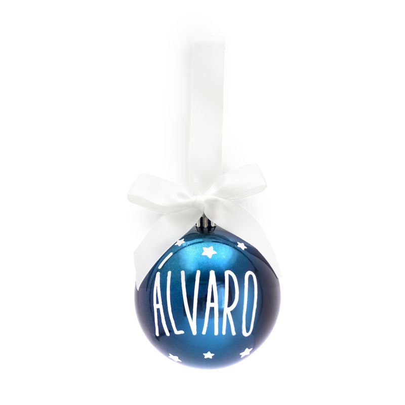 Bola con Lazo Navidad personalizada con nombre