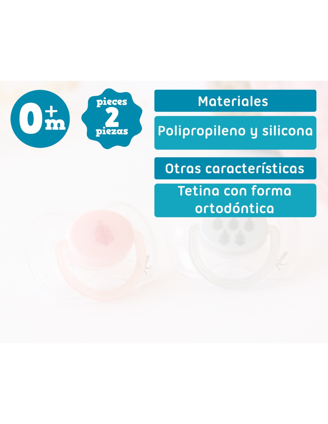 CHUPETE 2 UNIDADES ROSA