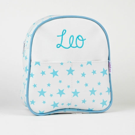 Mochila Estrellas Azul Personalizada