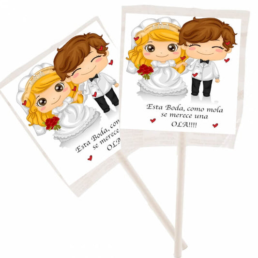 Wedding lollipops